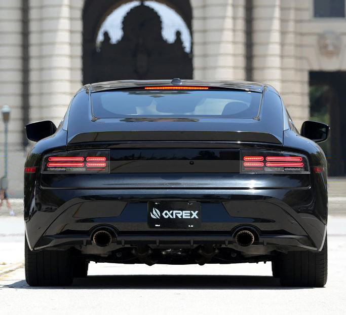 AlphaRex 23-25 Nissan Z Nova-Series Quad-Loop Style Prismatic LED Tail Lights - Alpha Black (691022)