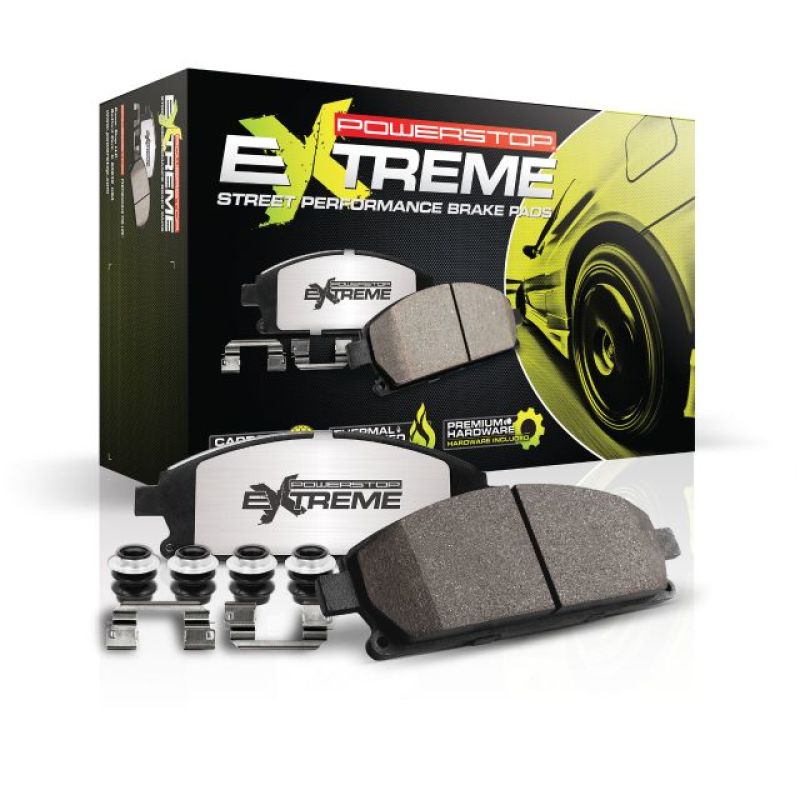 Power Stop 13+ FR-S, 86, BRZ, 22+ GR86 Rear Z26 Extreme Street Brake Pads w/Hardware